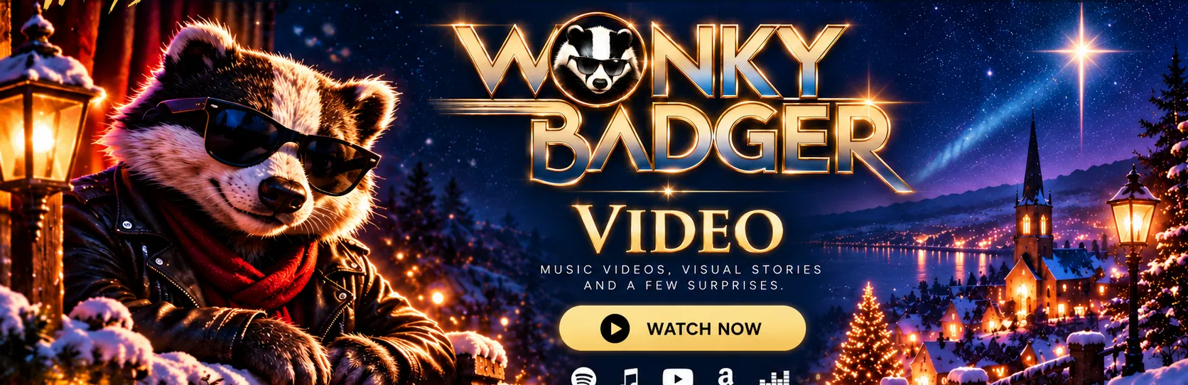 Video — Wonky Badger Christmas website artwork
